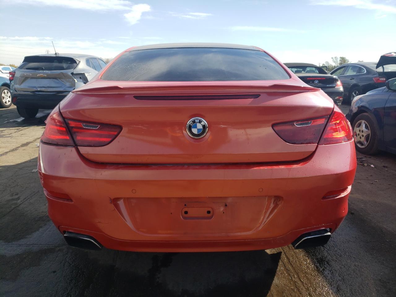 2012 BMW 6er VIN WBALX3C52CDV77849 Copart auction photo, side damage thumbnail 6