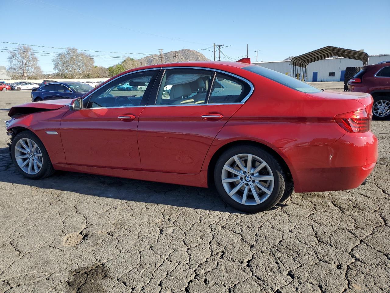 2014 BMW 5er VIN WBA5B3C5XED535908 Copart auction photo, front end damage thumbnail 2