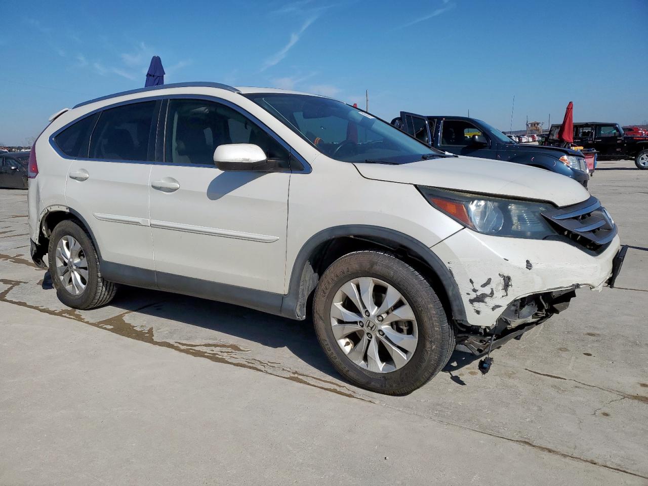 2014 Honda CR-V VIN 5J6RM4H77EL064220 Copart auction photo, front end / rear end damage thumbnail 4