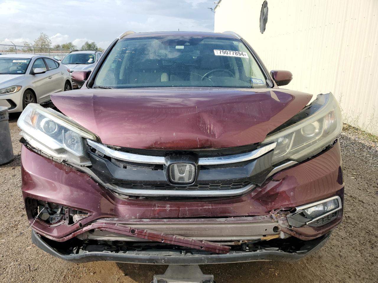 2015 Honda CR-V VIN 5J6RM4H93FL011470 Copart auction photo, front end / minor dent/scratches damage thumbnail 5