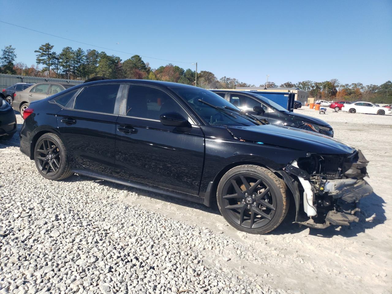 2022 Honda Civic VIN 2HGFE2F59NH546343 Copart auction photo, front end / minor dent/scratches damage thumbnail 4