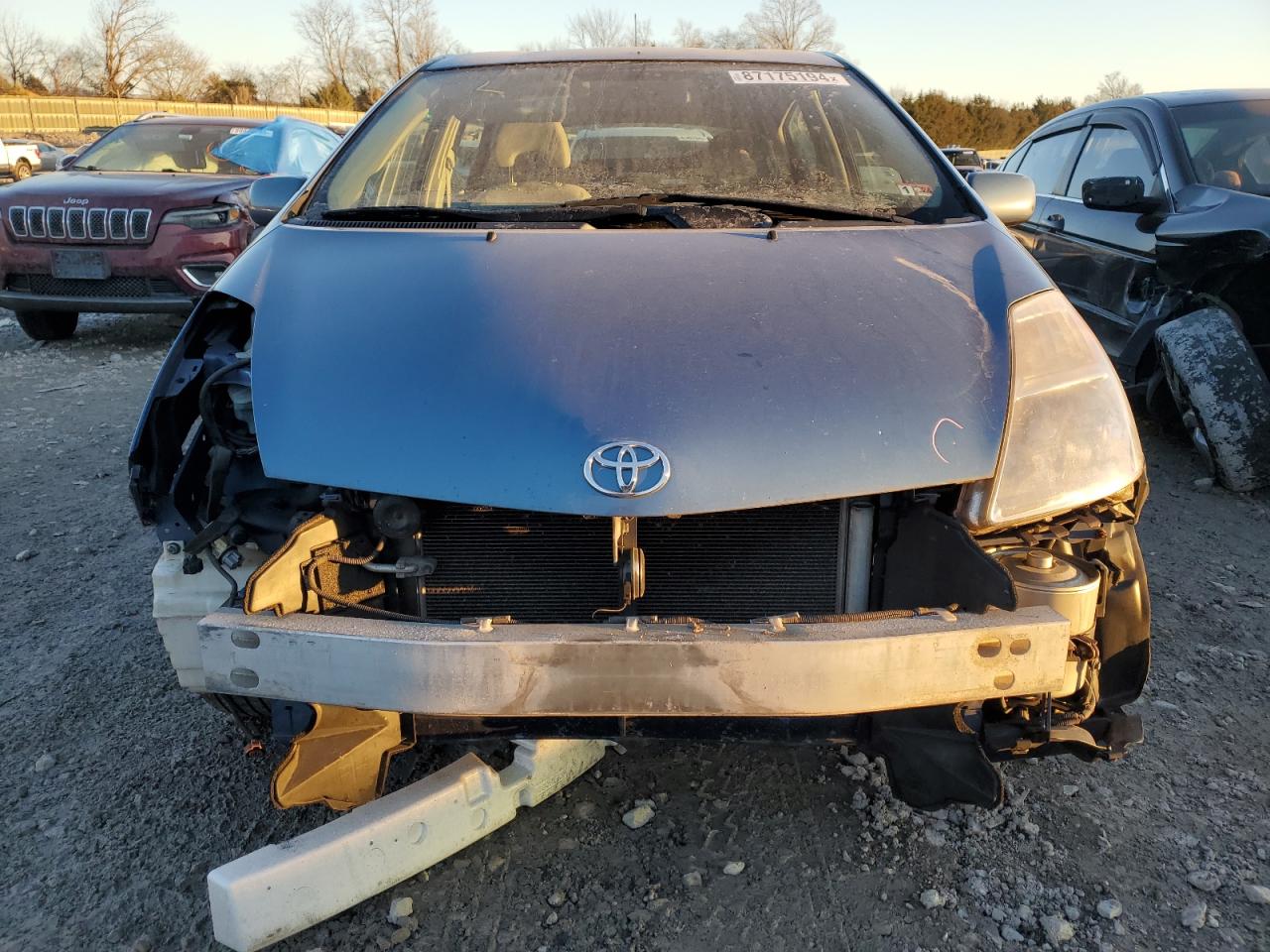 2005 Toyota Prius VIN JTDKB20U157046971 Copart auction photo, front end damage thumbnail 5