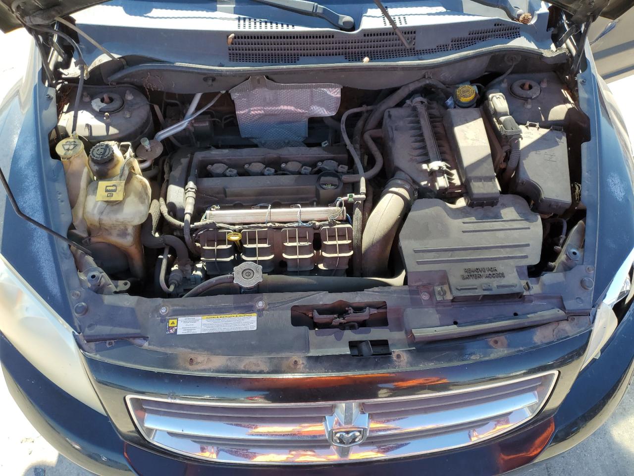 2010 Dodge Caliber VIN 1B3CB4HA8AD590116 Copart auction photo, front end / hail damage thumbnail 11
