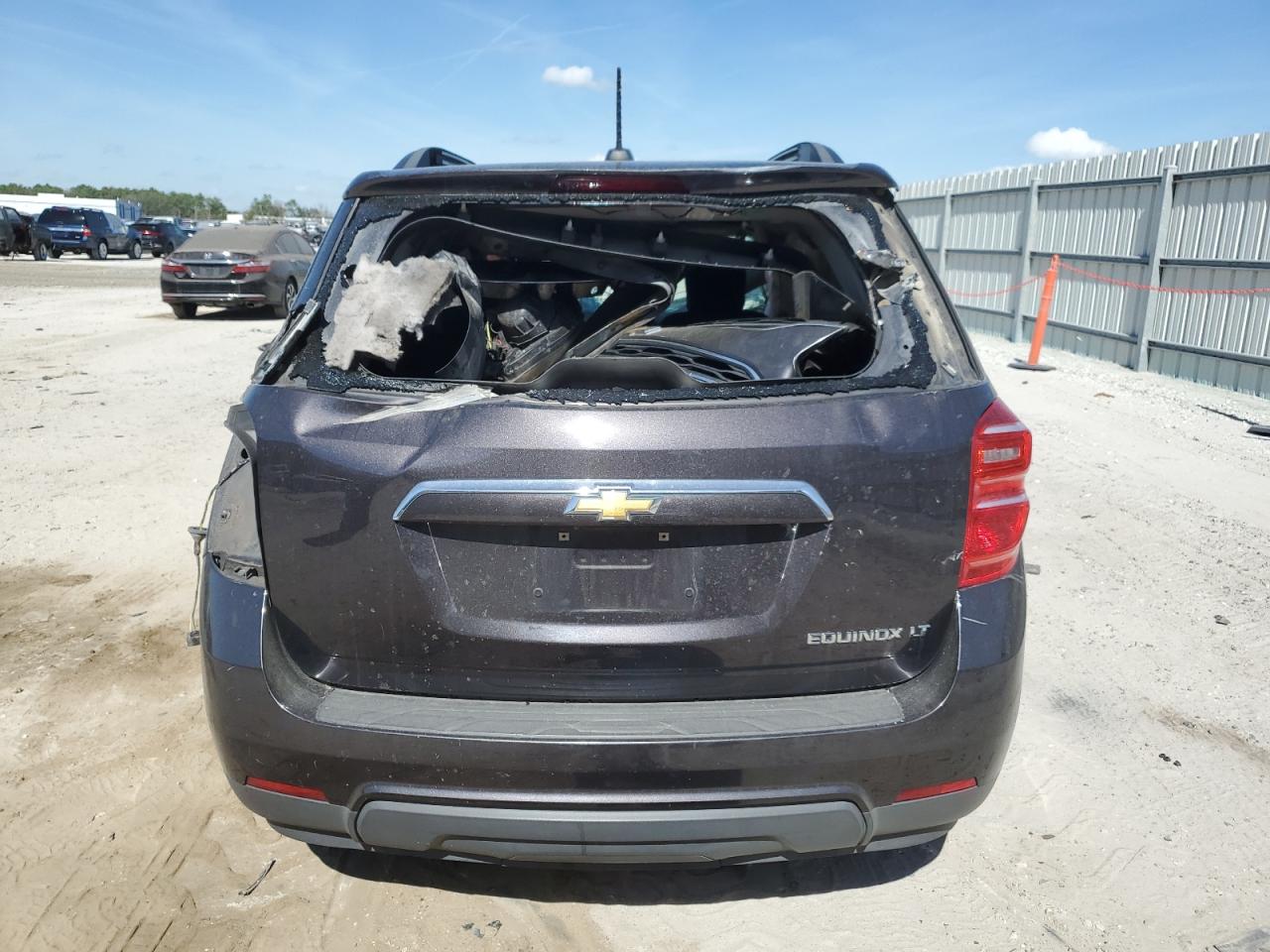 2016 Chevrolet Equinox VIN 2GNALCEK3G6159501 Copart auction photo, all over / front end damage thumbnail 6