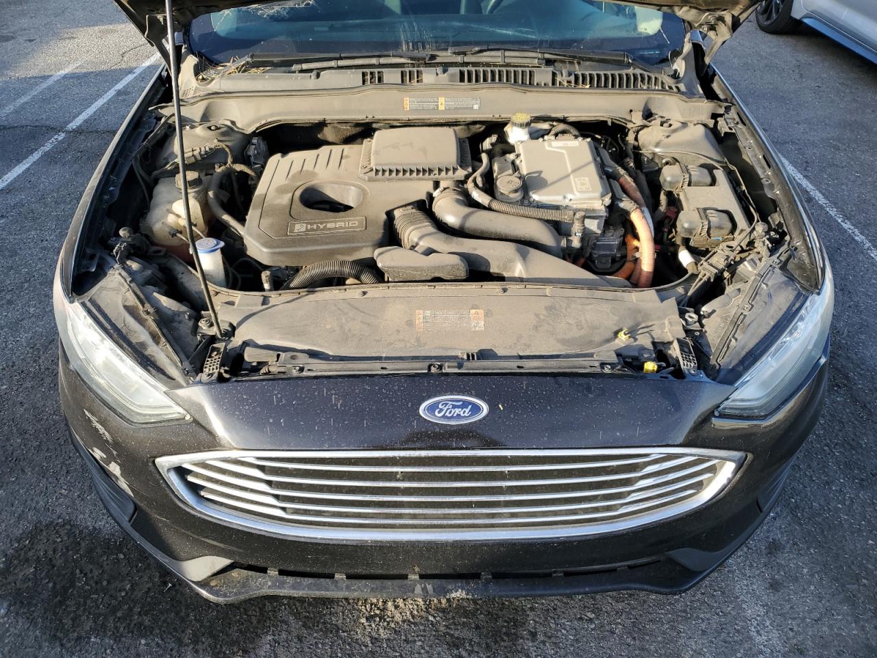2019 Ford Fusion VIN 3FA6P0LU7KR139796 Copart auction photo, rear end damage thumbnail 11