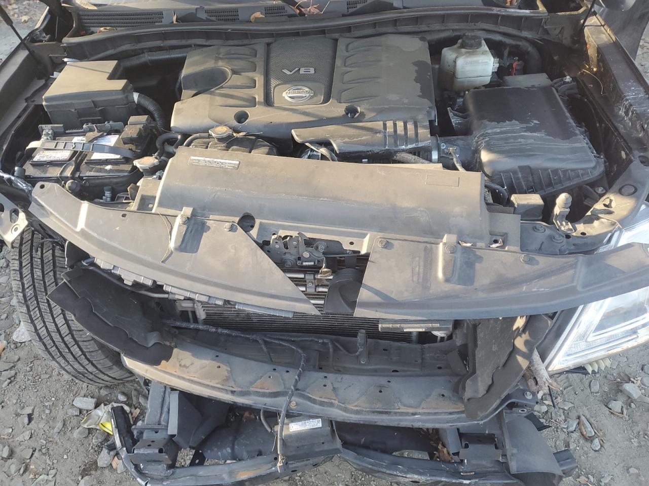 2019 Nissan Armada VIN JN8AY2NC5KX509401 Copart auction photo, front end / rear end damage thumbnail 13