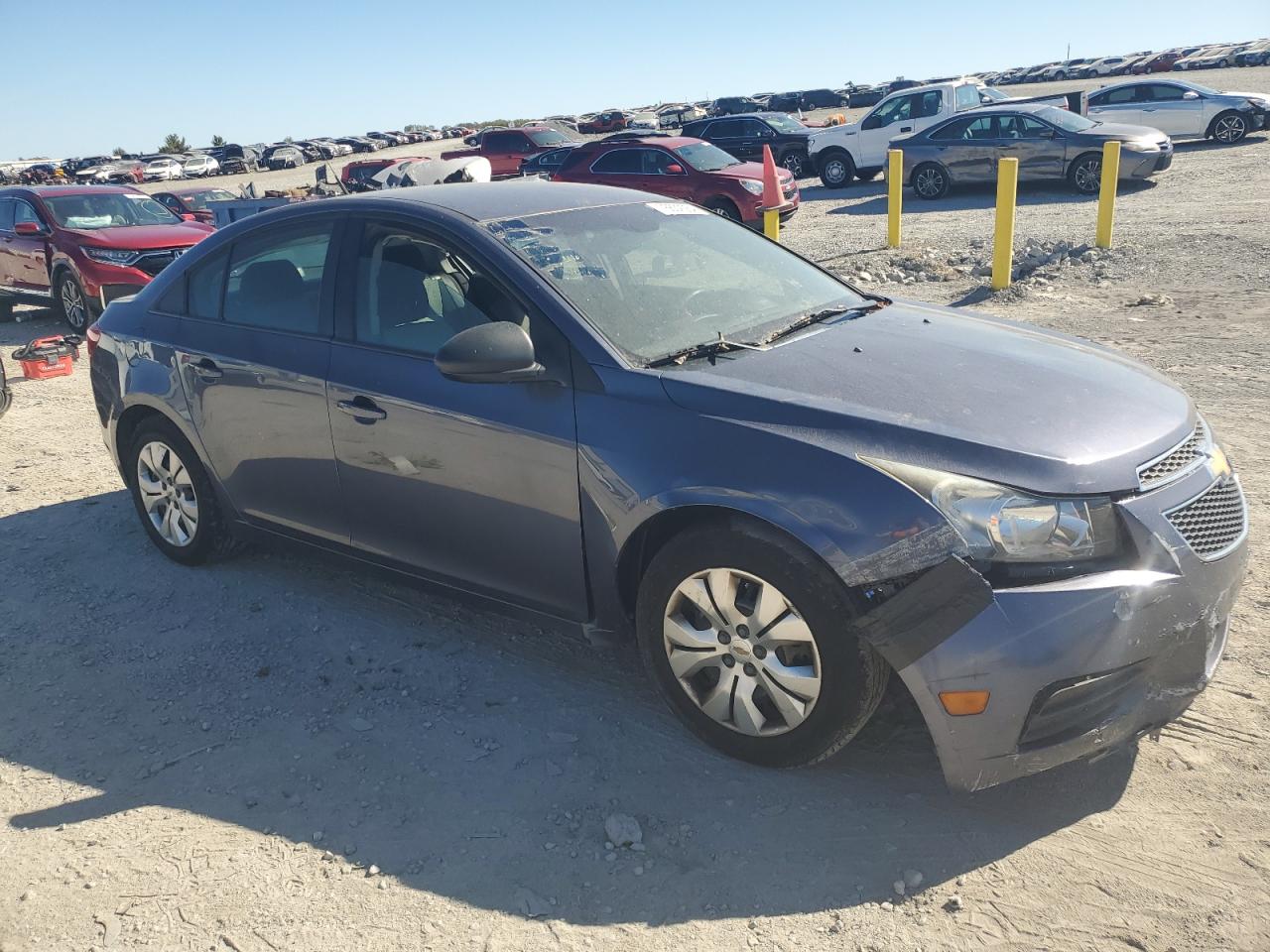 2013 Chevrolet Cruze VIN 1G1PA5SH1D7256519 Copart auction photo, front end damage thumbnail 4