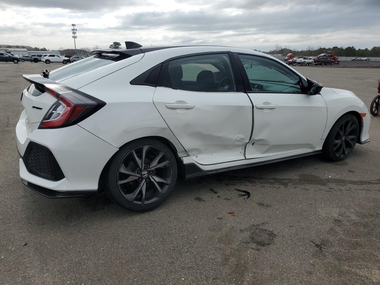 2017 Honda Civic VIN SHHFK7H41HU405932 Copart auction photo, side / rear end damage thumbnail 3