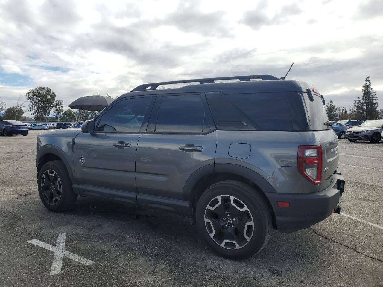 2022 Ford Bronco Sport VIN 3FMCR9C66NRE28732 Copart auction photo, front end / side damage thumbnail 2