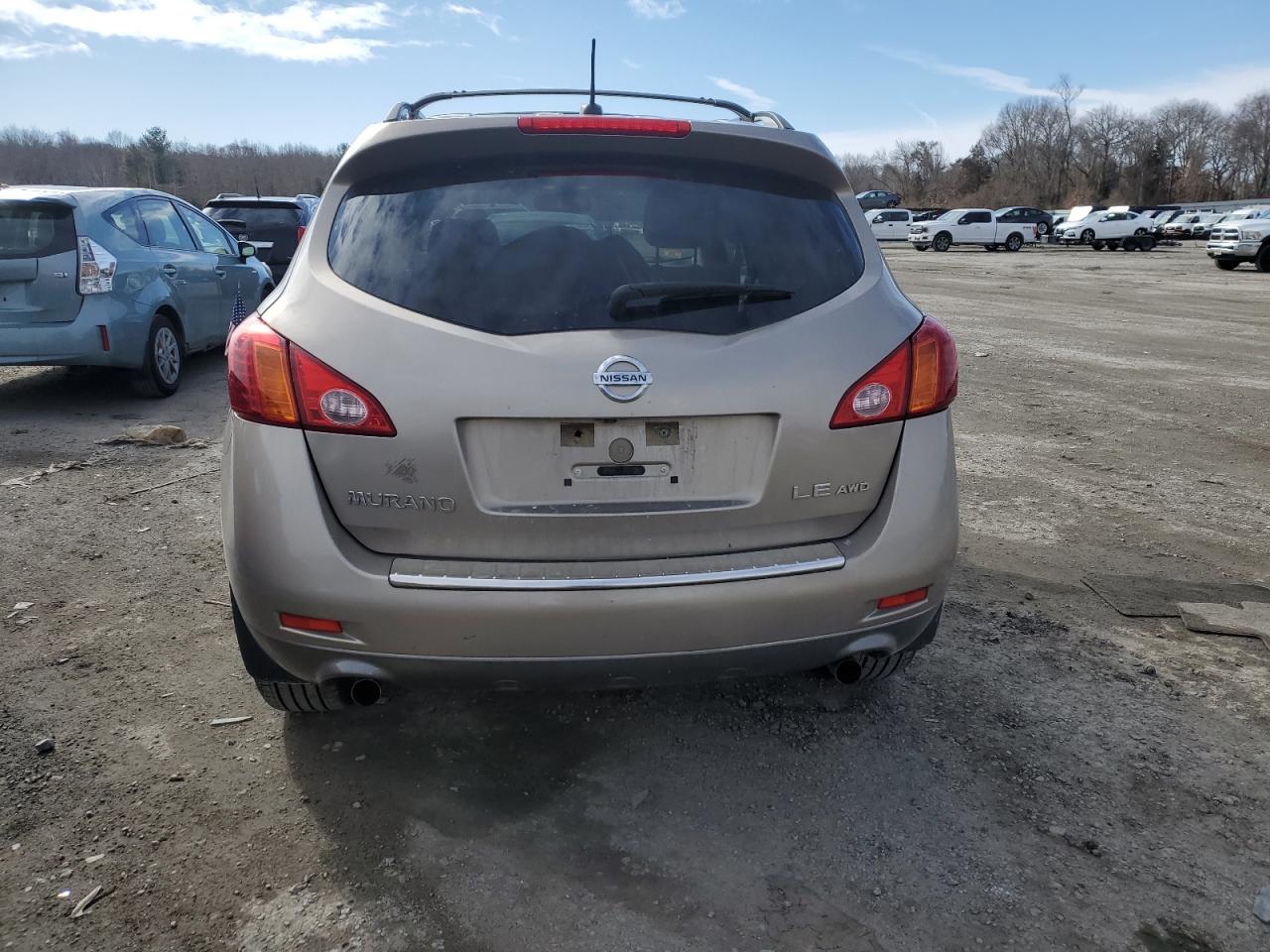 2009 Nissan Murano VIN JN8AZ18WX9W108875 Copart auction photo, front end damage thumbnail 6