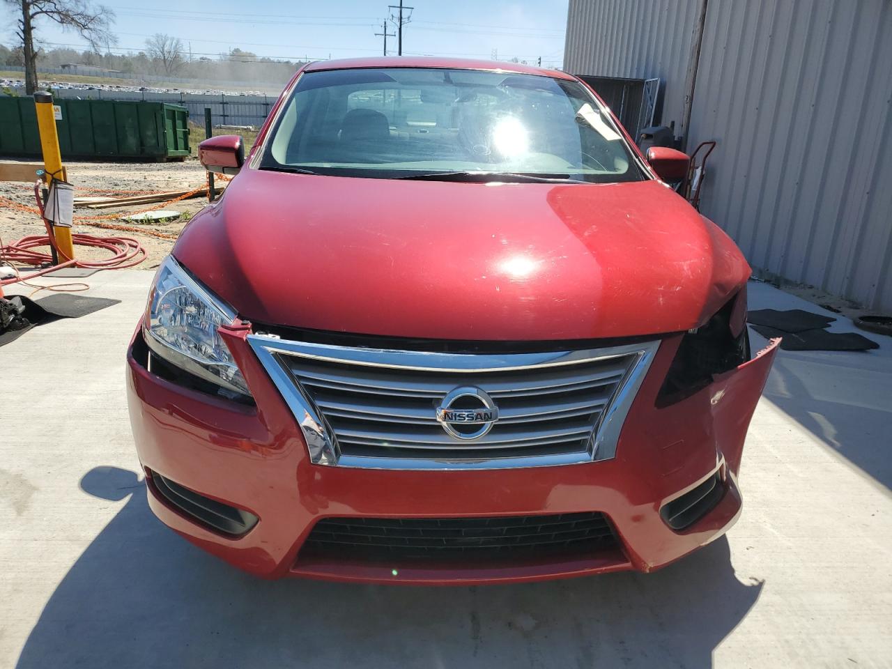 2014 Nissan Sentra VIN 3N1AB7AP4EY263336 Copart auction photo, front end damage thumbnail 5