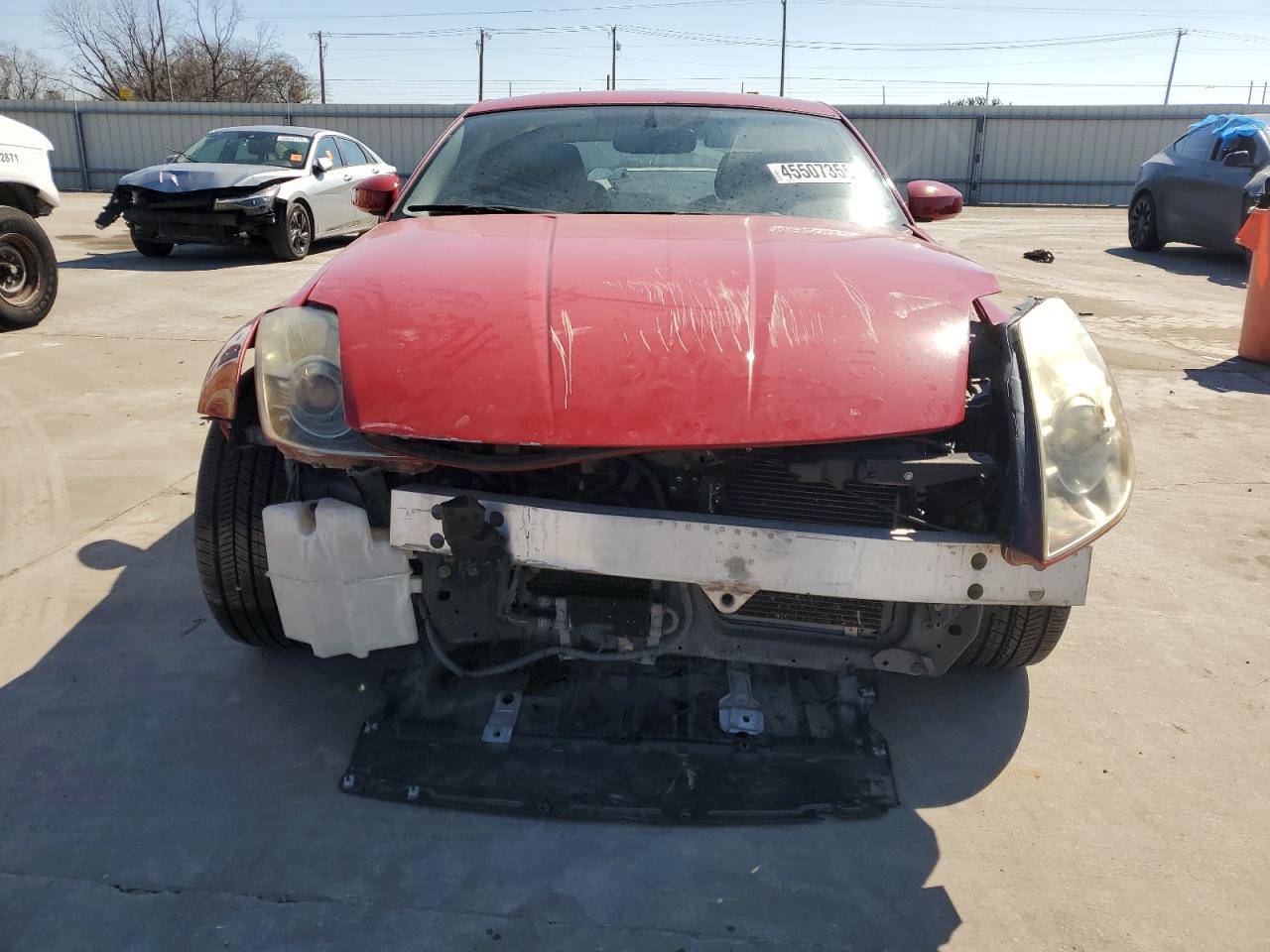 2006 Nissan 350Z VIN JN1AZ34DX6M301307 Copart auction photo, stripped / front end damage thumbnail 5