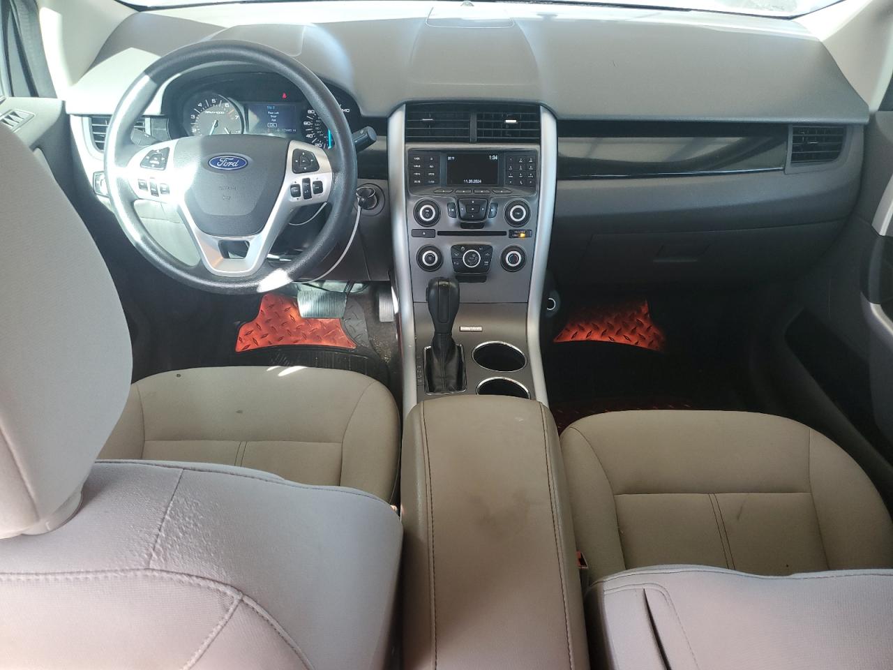 2014 Ford Edge VIN 2FMDK3GC5EBB13568 Copart auction photo, undercarriage damage thumbnail 8