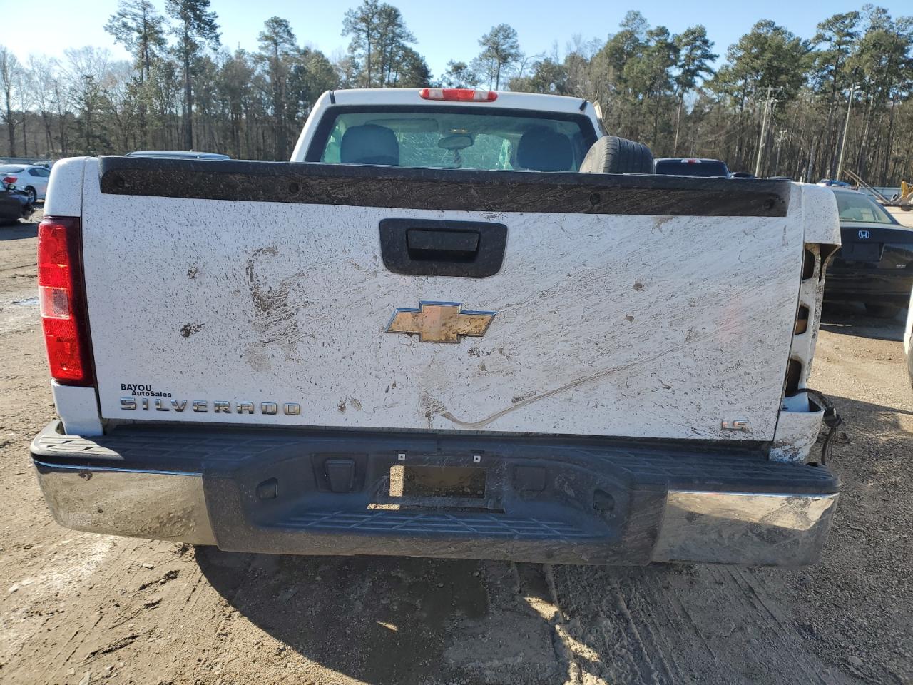2011 Chevrolet Silverado VIN 1GCNCPEX1BZ408534 Copart auction photo, front end / side damage thumbnail 6