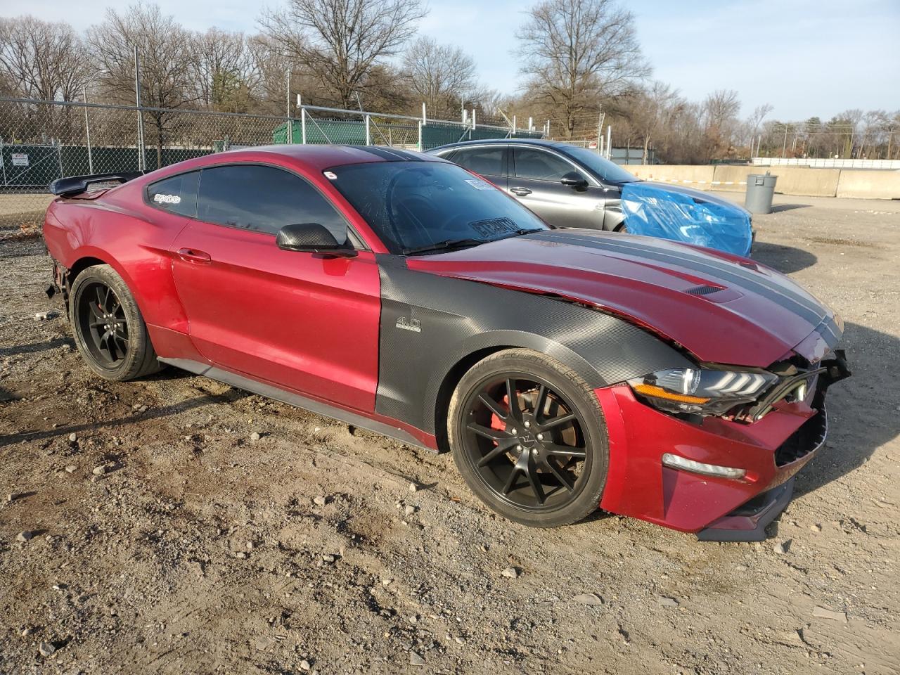 2018 Ford Mustang VIN 1FA6P8TH6J5135595 Copart auction photo, all over / minor dent/scratches damage thumbnail 4
