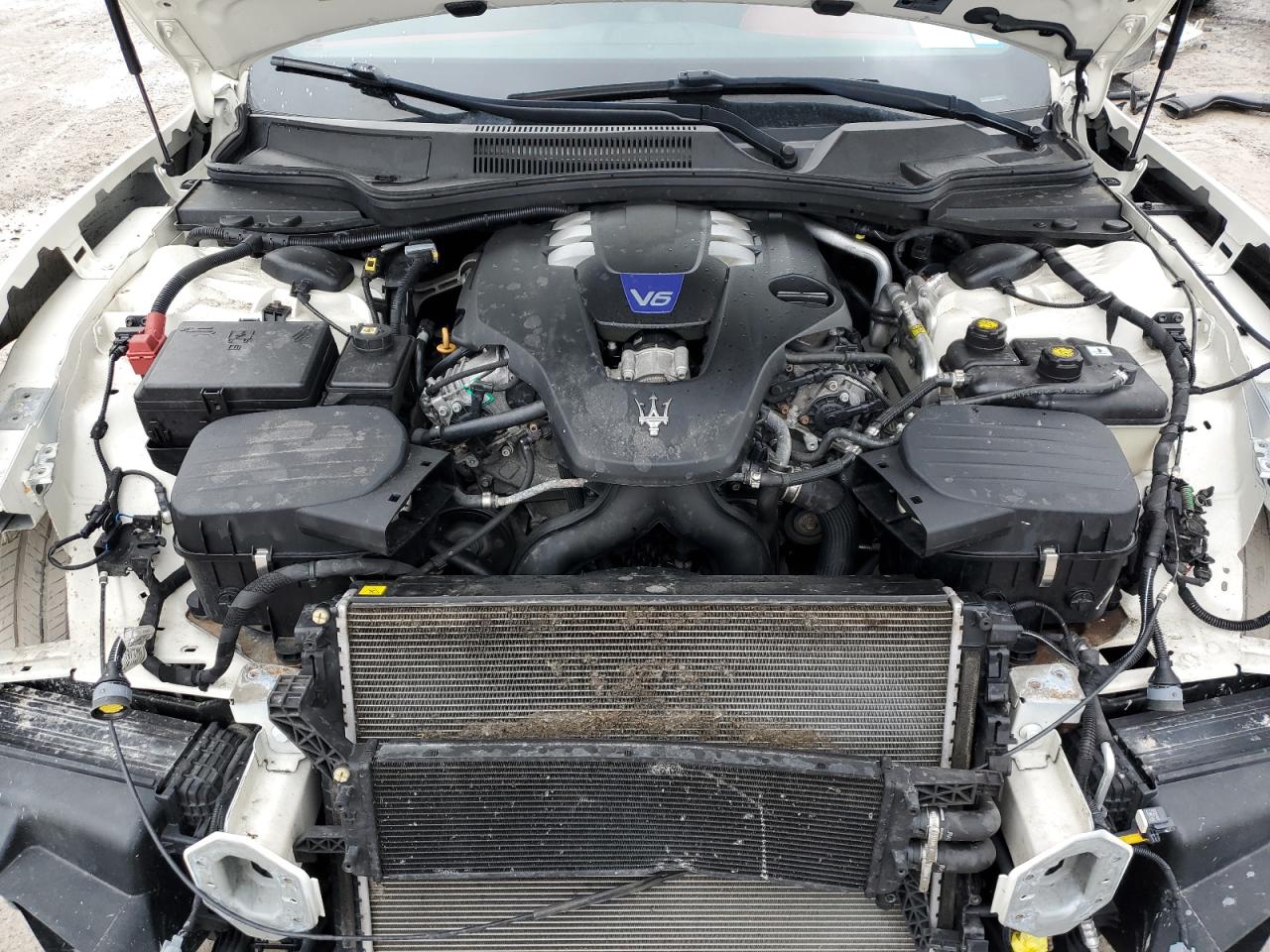 2017 Maserati Ghibli VIN ZAM57RTS4H1232007 Copart auction photo, front end damage thumbnail 11