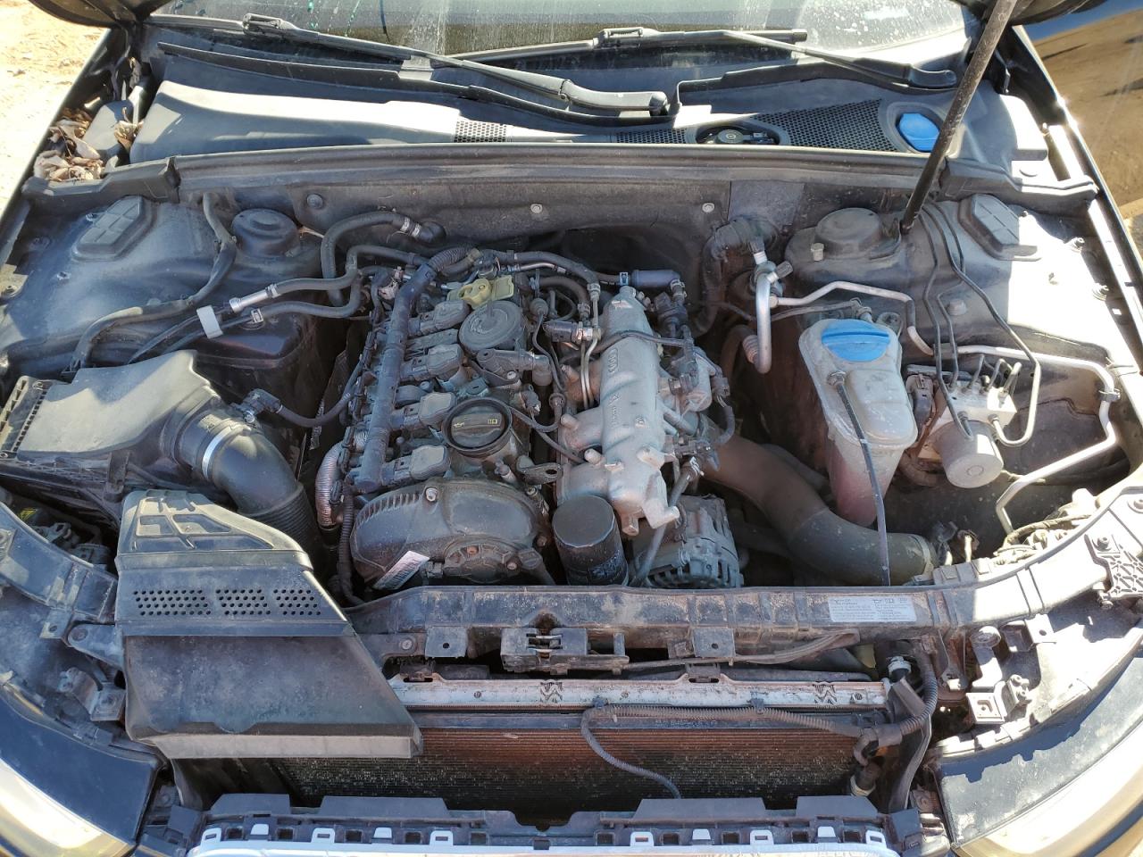 2014 Audi A4 VIN WAUFFAFL1EN009782 Copart auction photo, front end damage thumbnail 11