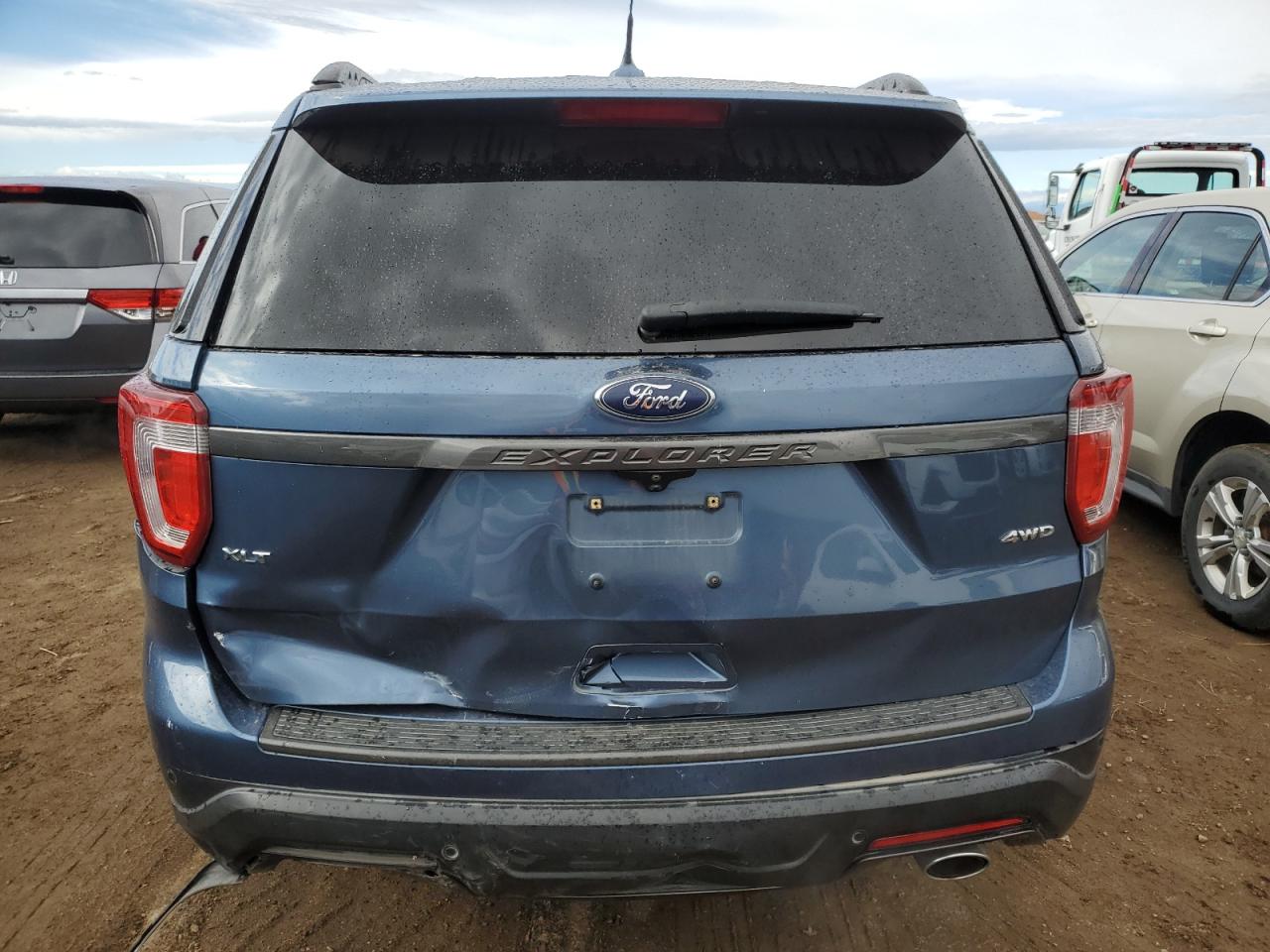2018 Ford Explorer VIN 1FM5K8D80JGB89431 Copart auction photo, rear end damage thumbnail 6
