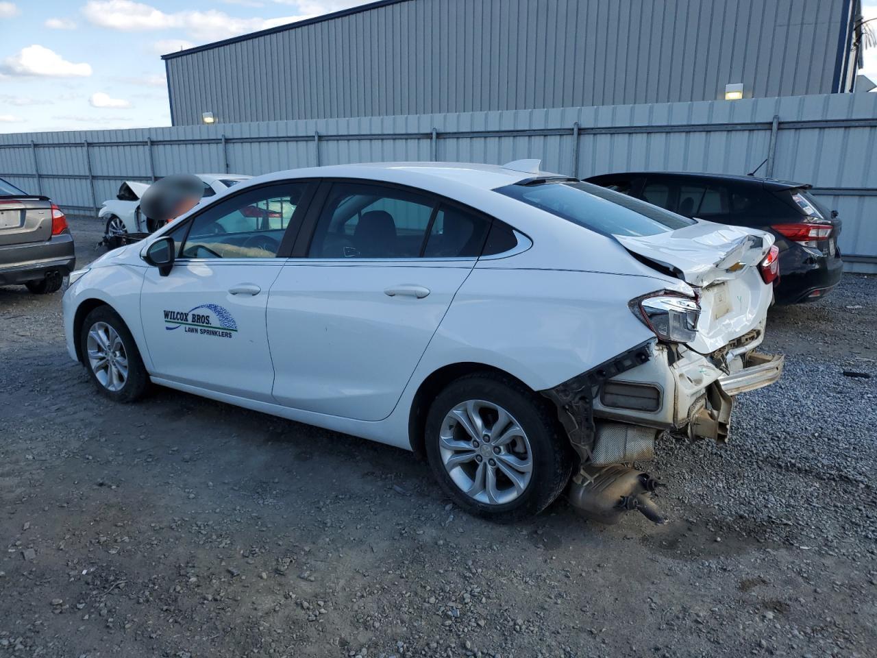 2019 Chevrolet Cruze VIN 1G1BE5SM0K7147445 Copart auction photo, rear end damage thumbnail 2