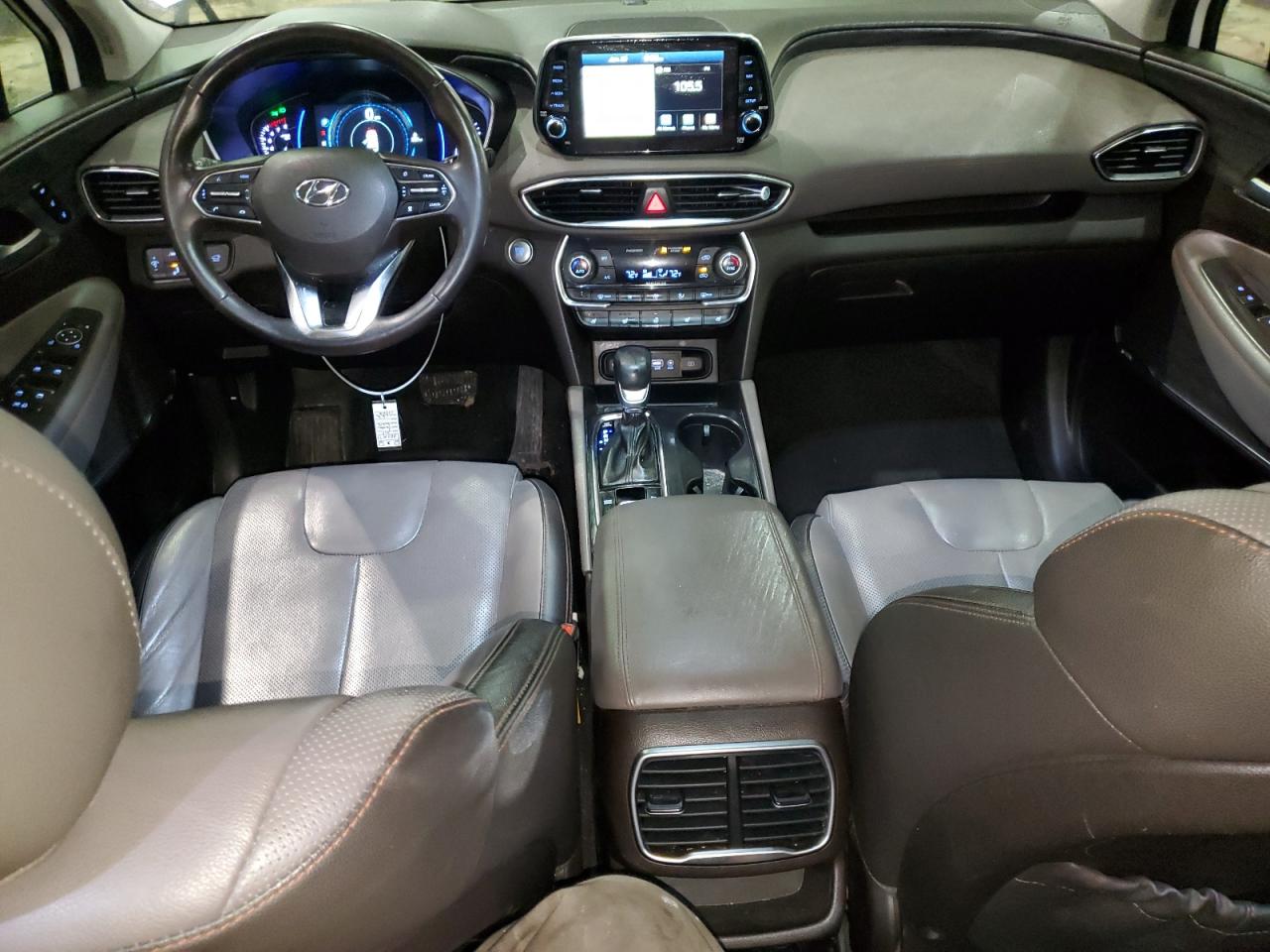 2019 Hyundai Santa Fe VIN 5NMS53AA4KH073040 Copart auction photo, side / rear end damage thumbnail 8