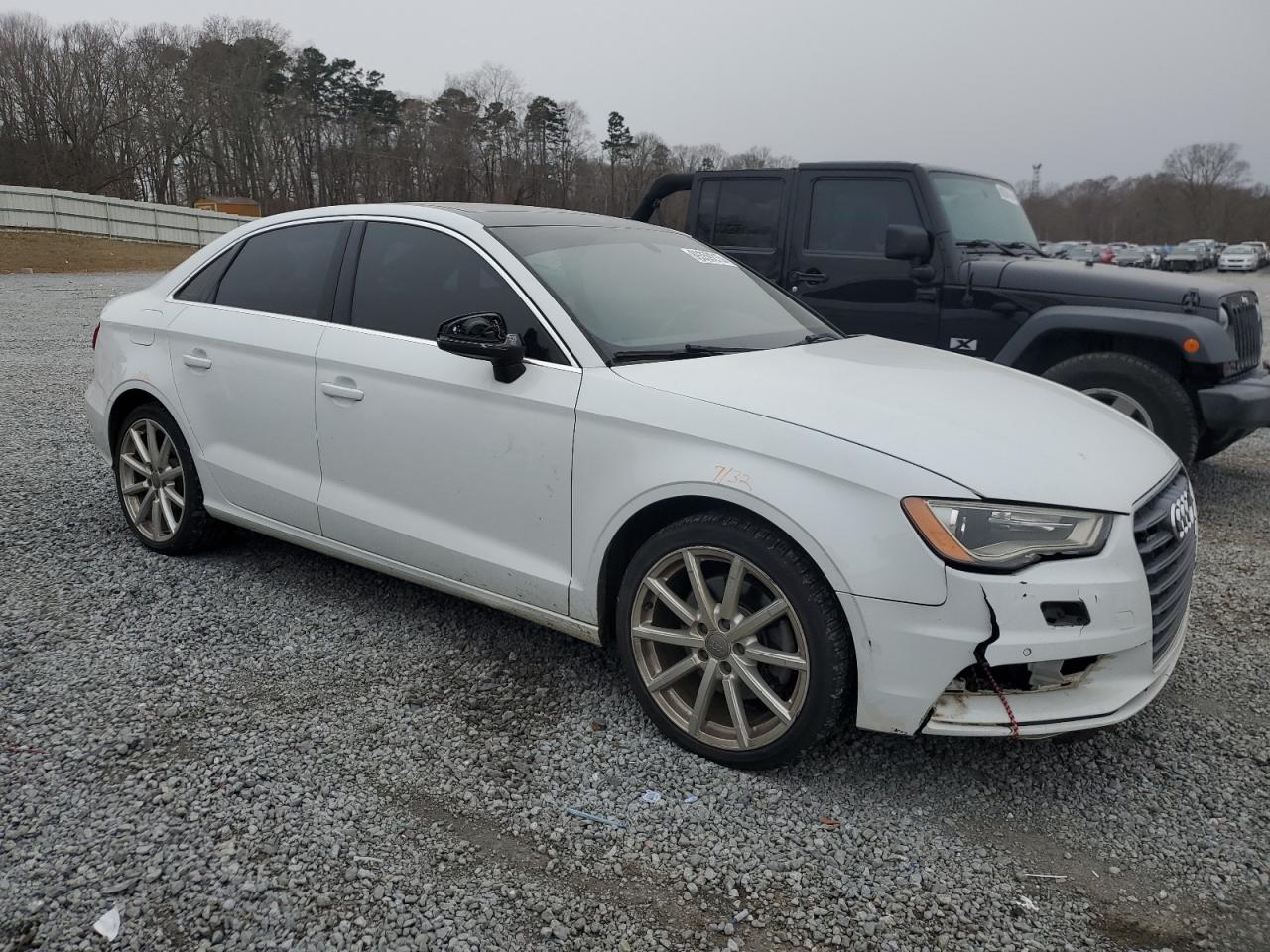 2016 Audi A3 VIN WAUE8GFF7G1055856 Copart auction photo, front end damage thumbnail 4