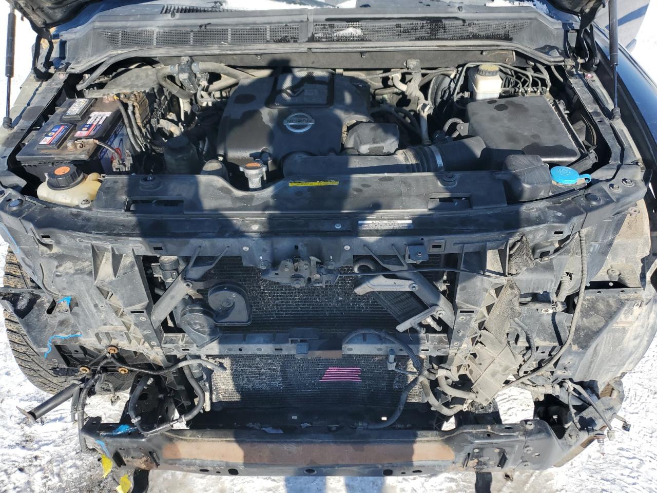 2010 Nissan Armada VIN 5N1BA0NE1AN615389 Copart auction photo, front end / rear end damage thumbnail 12