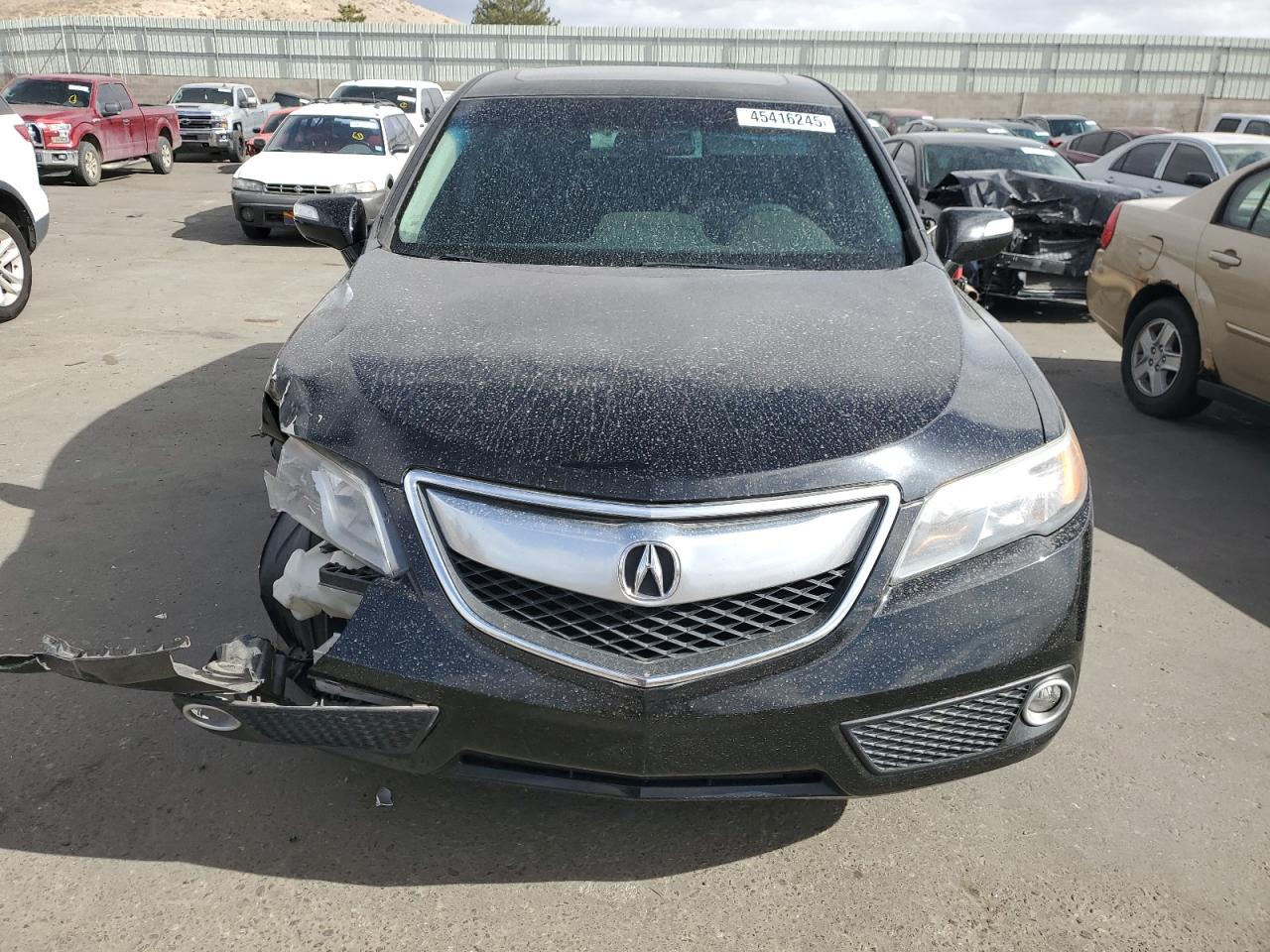 2013 Acura RDX VIN 5J8TB4H51DL024408 Copart auction photo, front end / side damage thumbnail 5