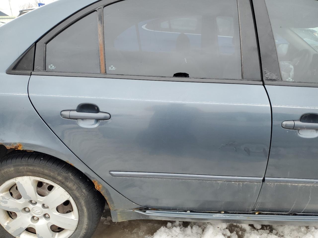 2009 Hyundai Sonata VIN 5NPET46C19H448818 Copart auction photo, front end damage thumbnail 10