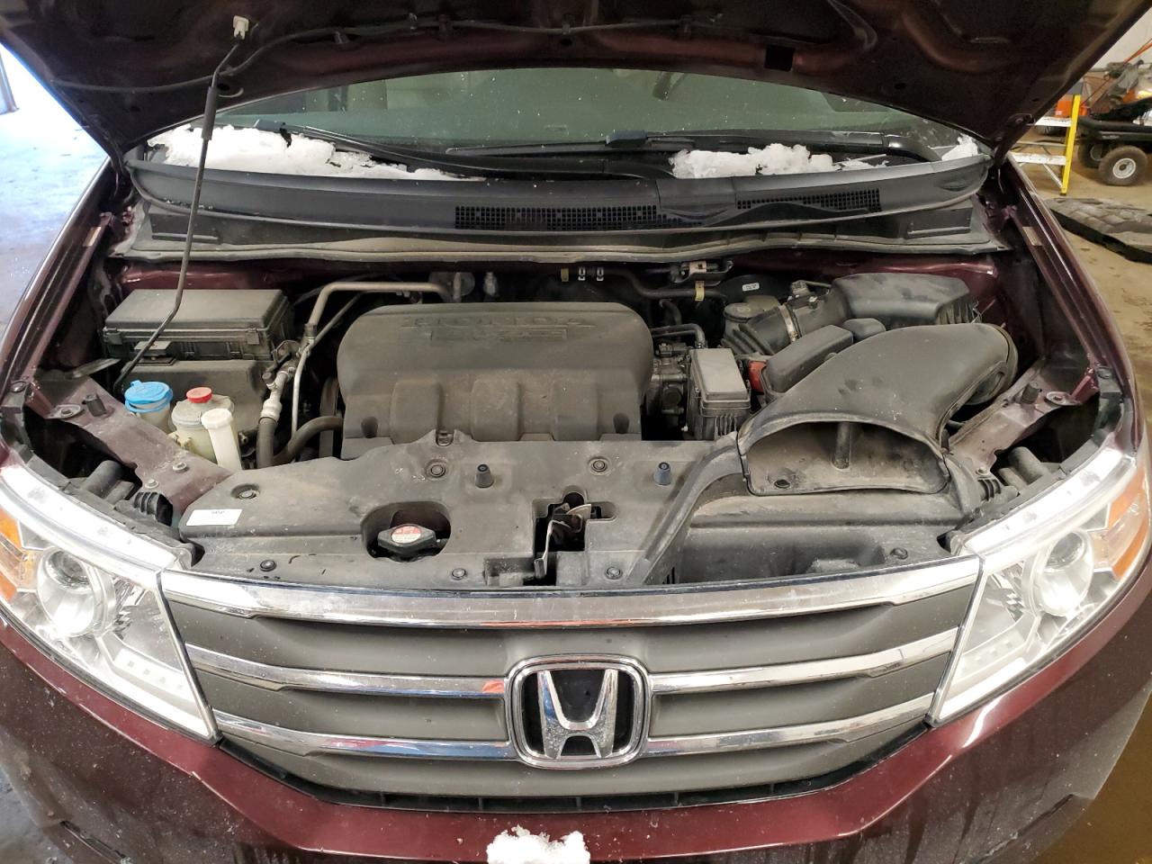 2013 Honda Odyssey VIN 5FNRL5H60DB047072 Copart auction photo, rear end damage thumbnail 12