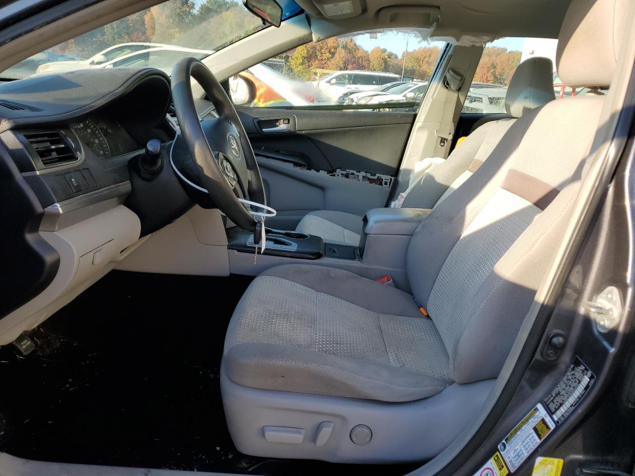2012 Toyota Camry VIN 4T4BF1FK6CR210719 Copart auction photo, side damage thumbnail 7