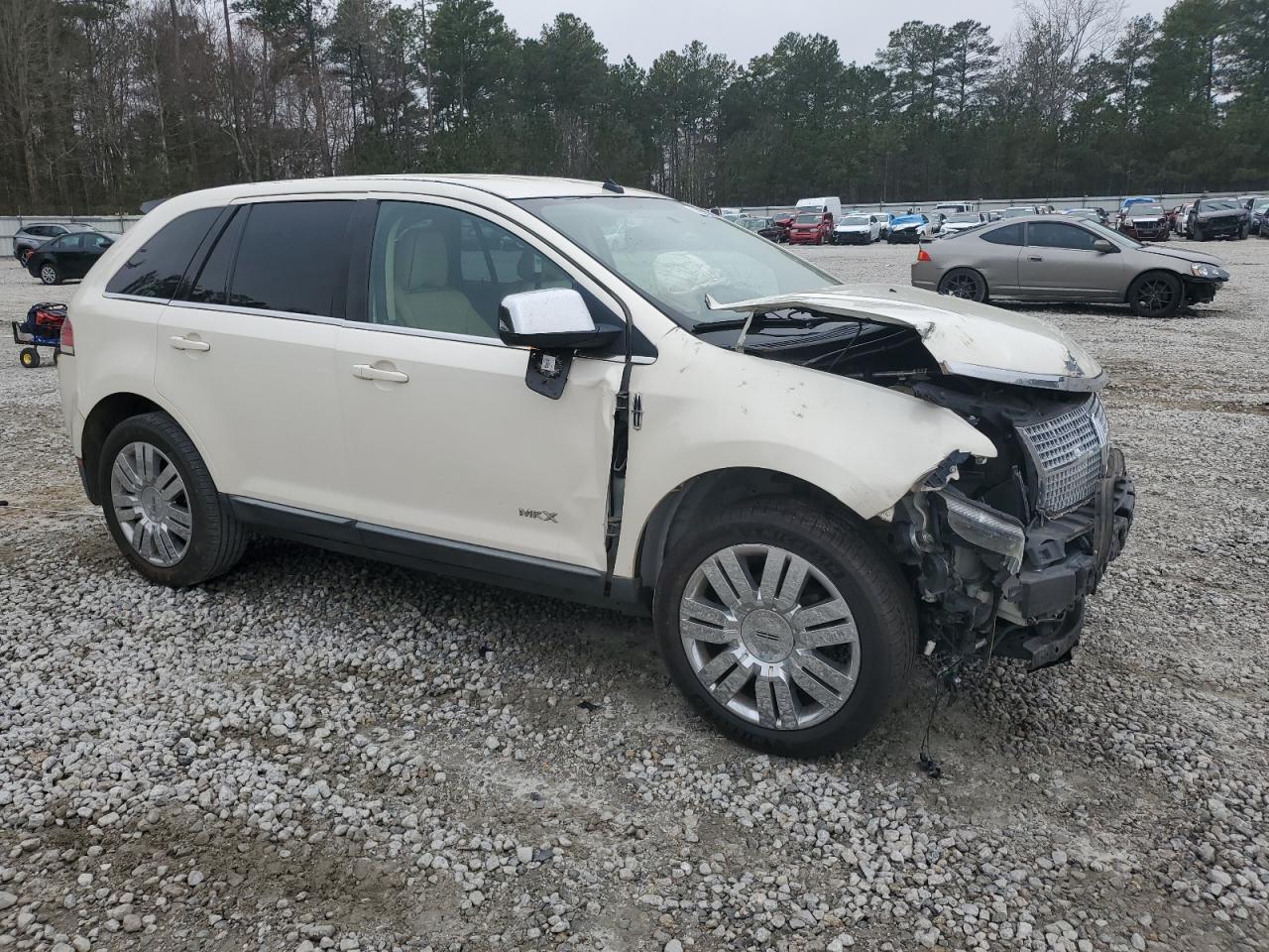 2008 Lincoln MKX VIN 2LMDU68C98BJ13088 Copart auction photo, front end / side damage thumbnail 4