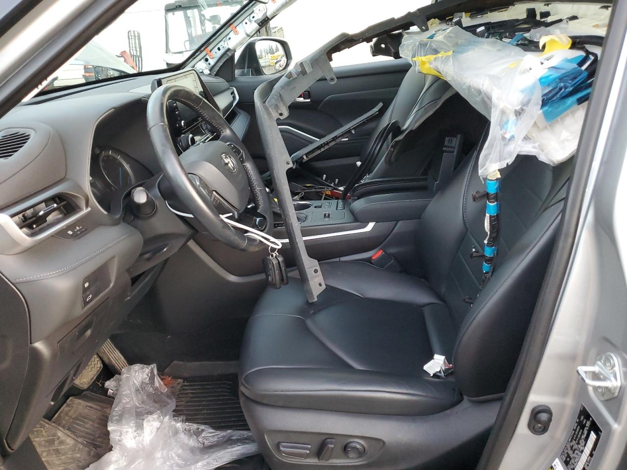 2021 Toyota Highlander VIN 5TDHBRCH1MS058706 Copart auction photo, rear end damage thumbnail 7