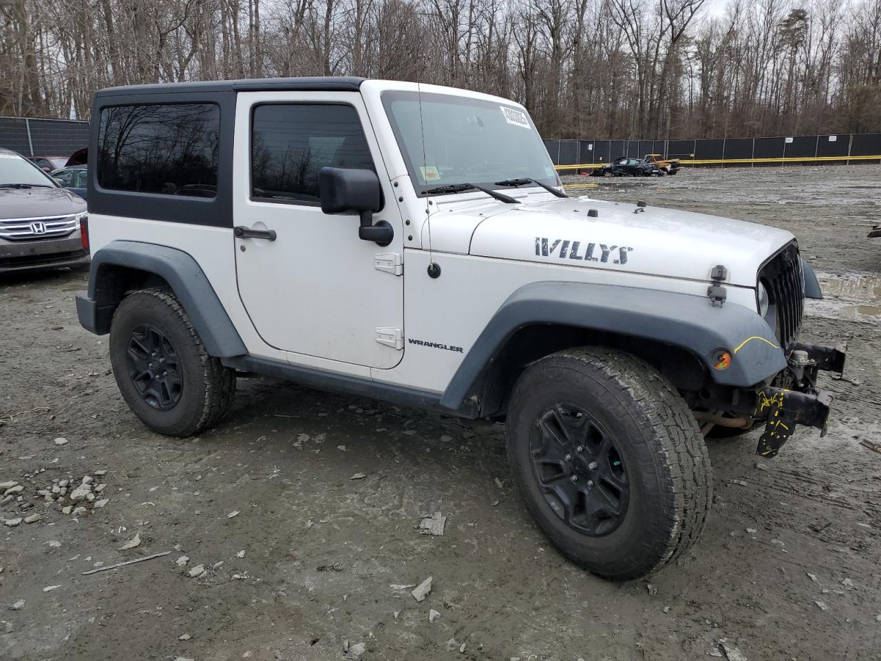 2015 Jeep Wrangler VIN 1C4AJWAG1FL525429 Copart auction photo, front end / minor dent/scratches damage thumbnail 4