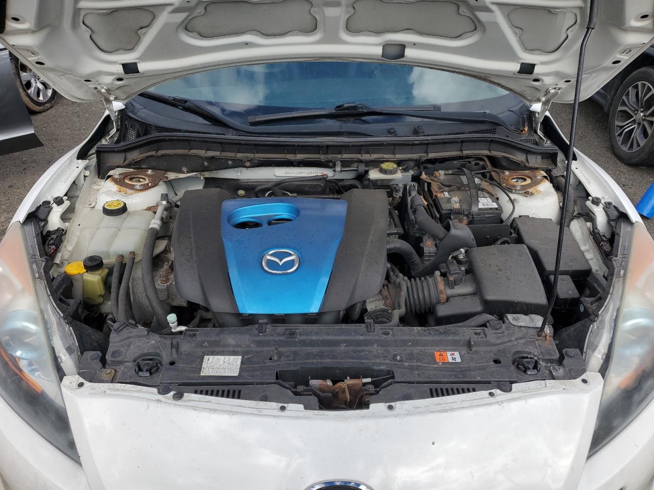 2013 Mazda 3 VIN JM1BL1MP7D1790748 Copart auction photo, front end / side damage thumbnail 11