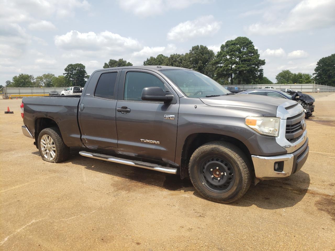 2014 Toyota Tundra VIN 5TFRY5F13EX149093 Copart auction photo, side damage thumbnail 4