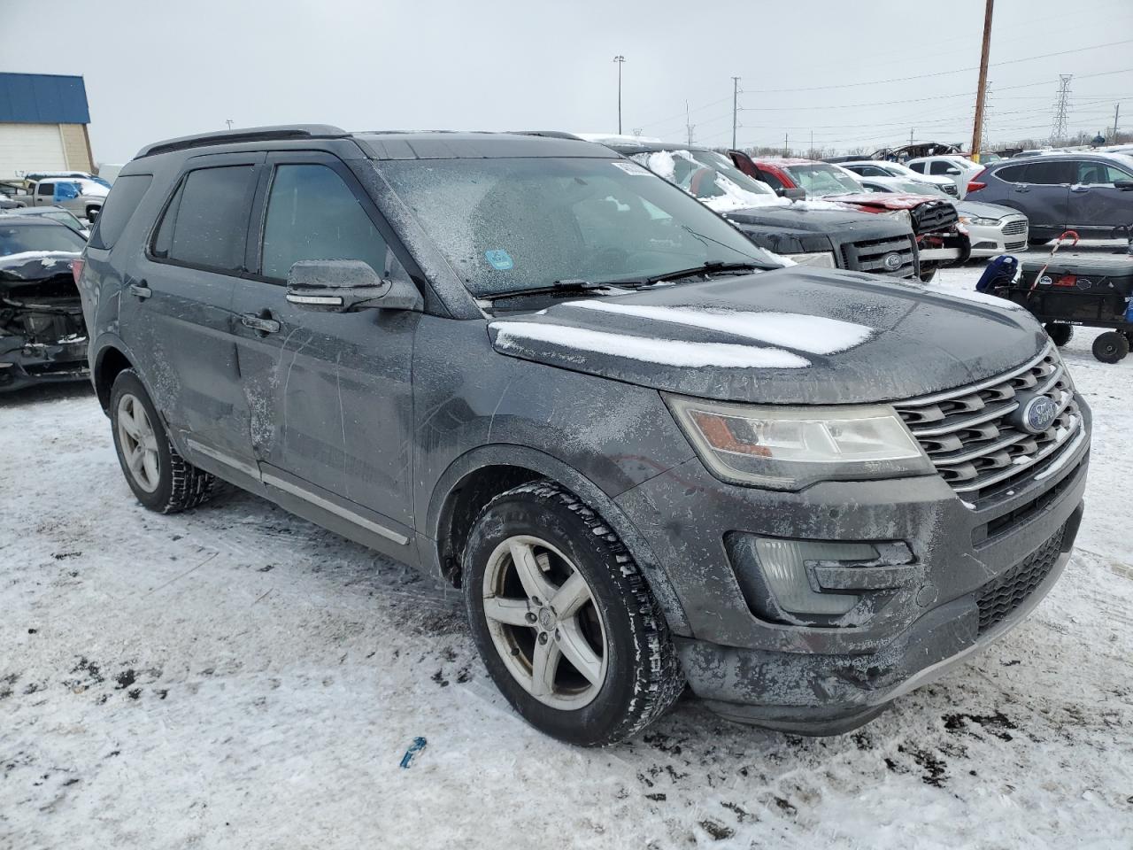2016 Ford Explorer VIN 1FM5K8D83GGC11818 Copart auction photo, side damage thumbnail 4