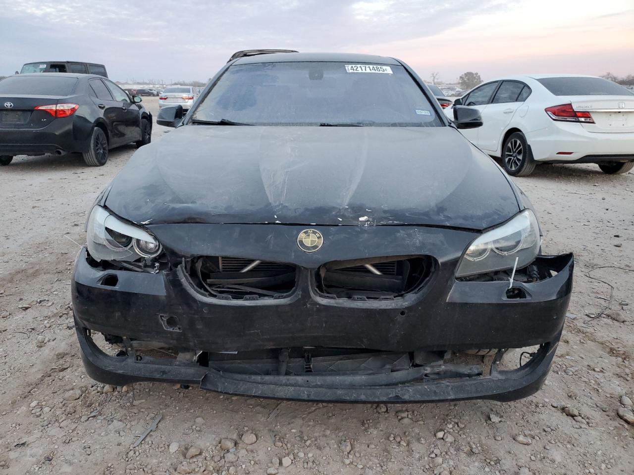 2012 BMW 5er VIN WBAFU7C5XCDU58220 Copart auction photo, front end damage thumbnail 5