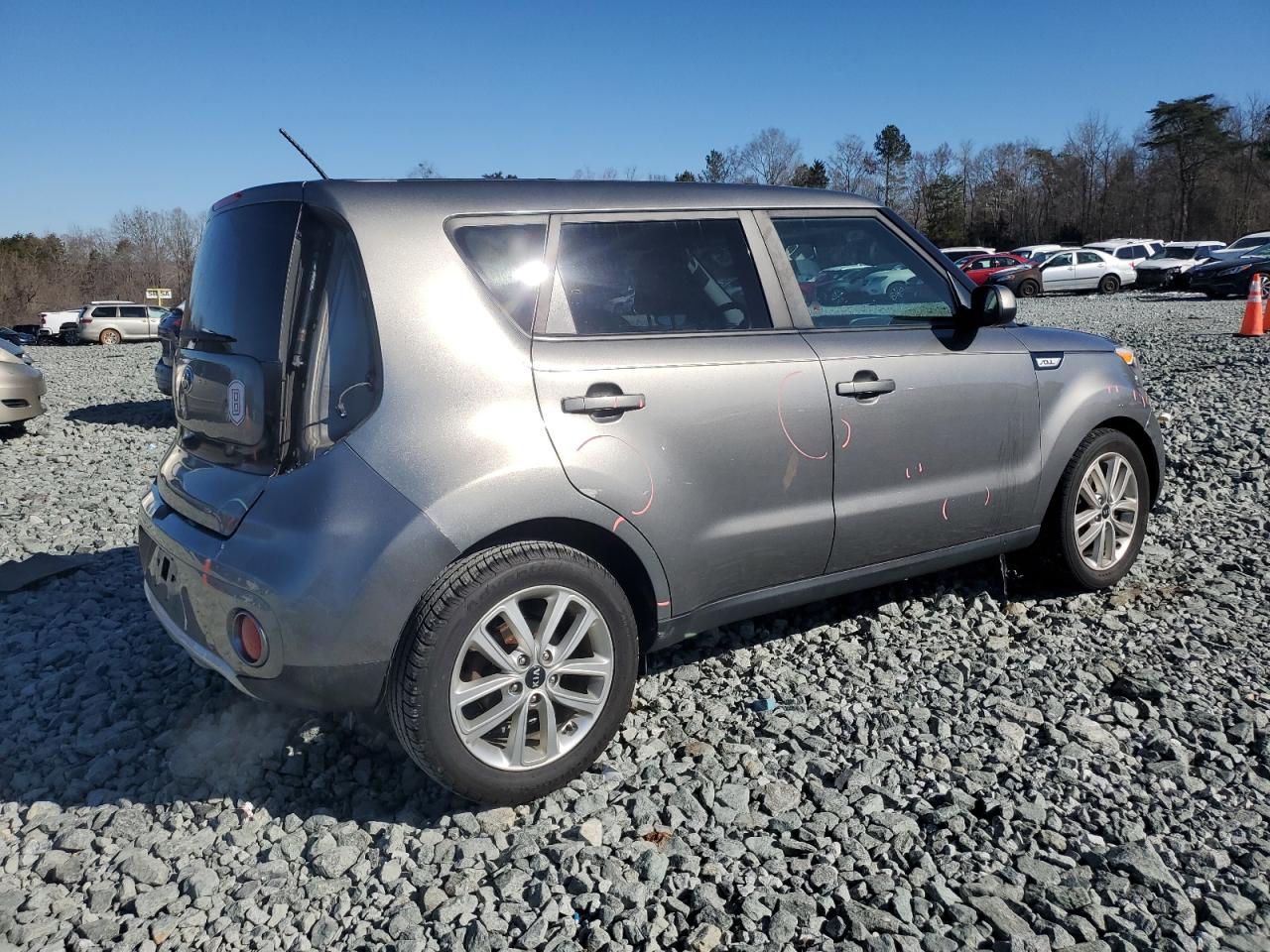 2017 KIA Soul VIN KNDJP3A55H7421274 Copart auction photo, all over damage thumbnail 3
