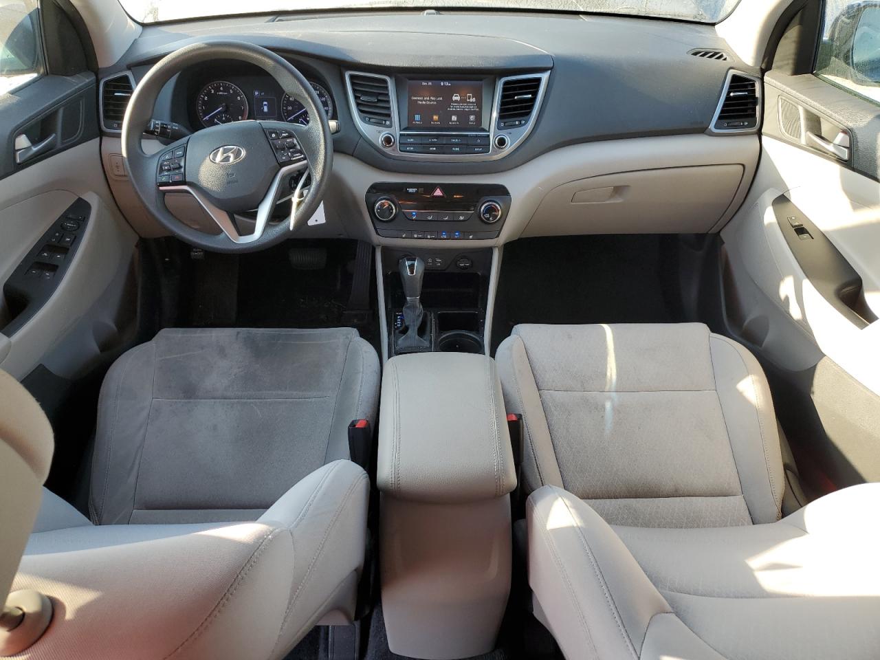 2018 Hyundai Tucson VIN KM8J33A44JU663334 Copart auction photo, top/roof damage thumbnail 8