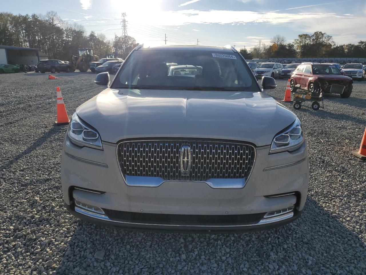 2020 Lincoln Aviator VIN 5LM5J7XC6LGL19435 Copart auction photo, rear end / top/roof damage thumbnail 5