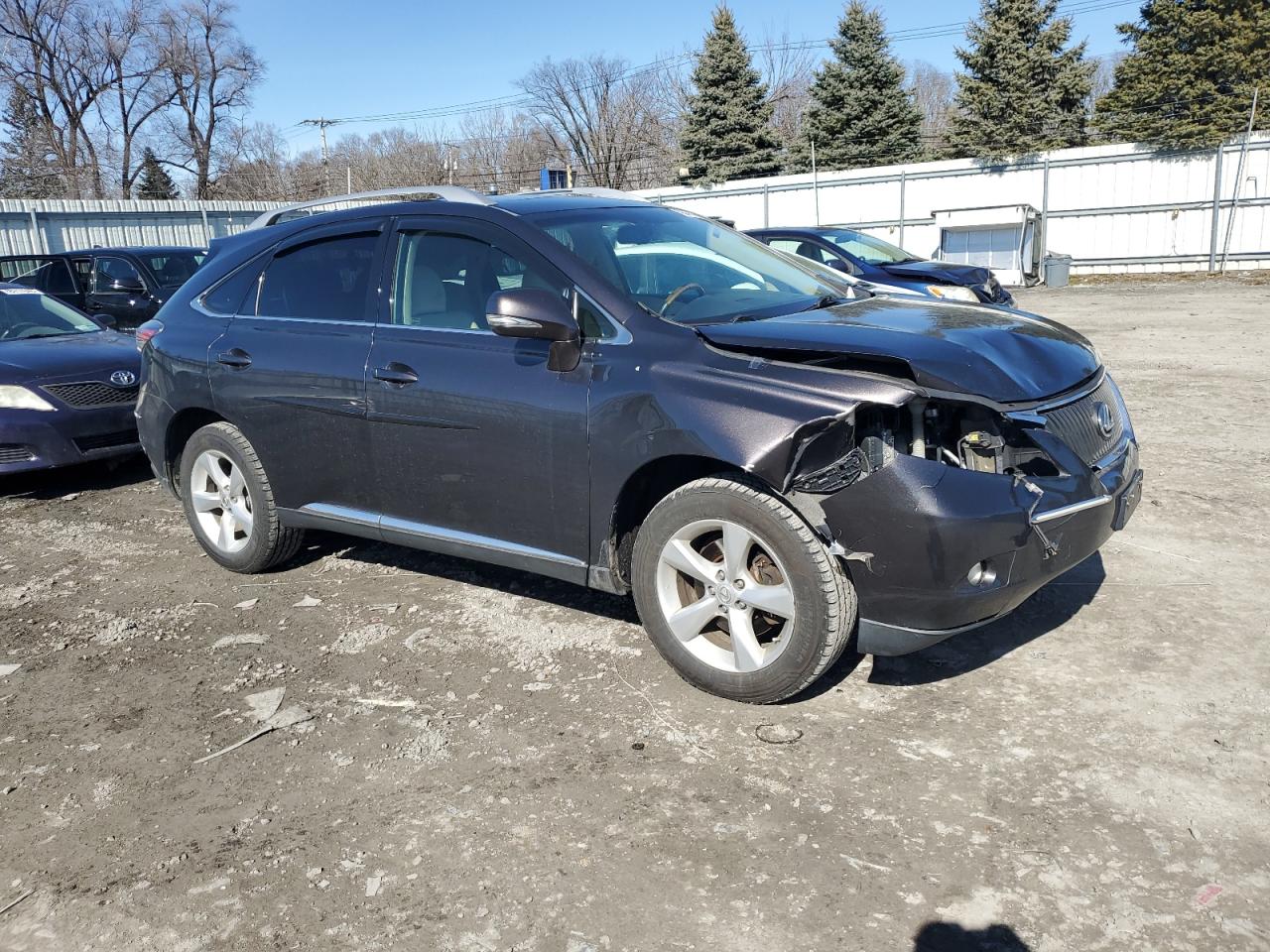 2010 Lexus RX VIN 2T2BK1BAXAC027871 Copart auction photo, front end damage thumbnail 4