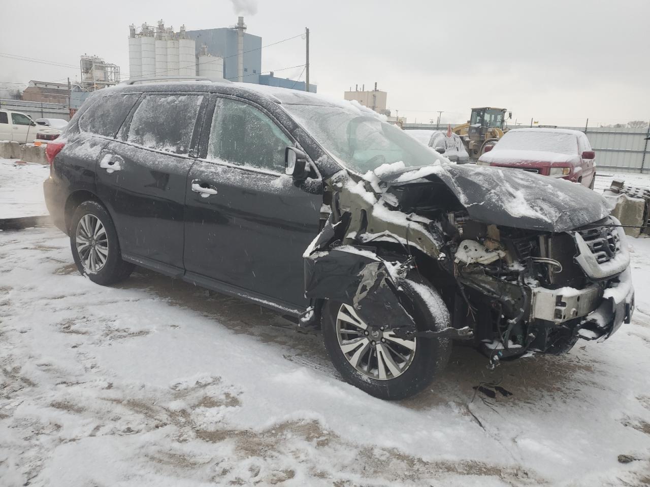 2017 Nissan Pathfinder VIN 5N1DR2MM9HC678560 Copart auction photo, front end damage thumbnail 4