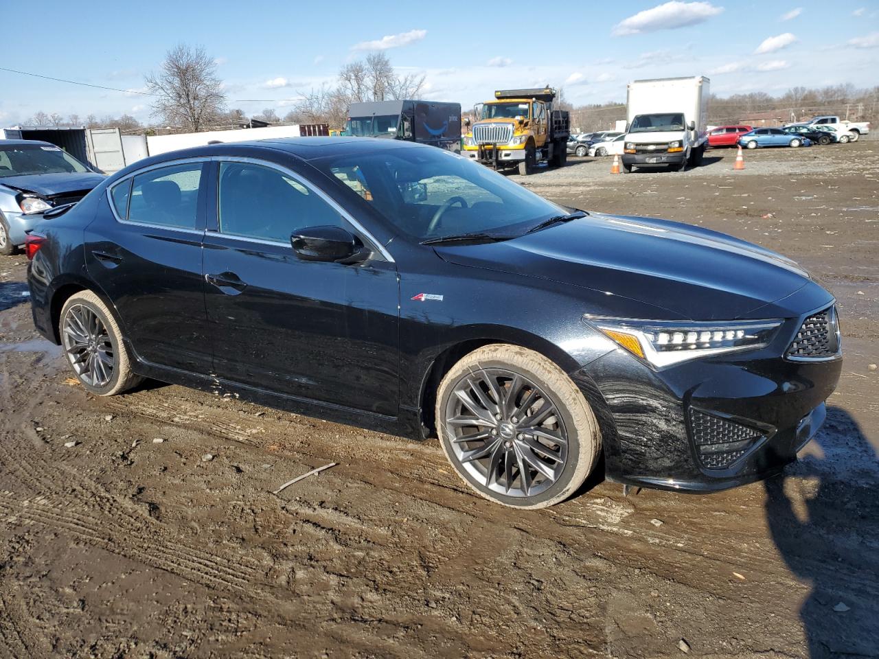 2019 Acura ILX VIN 19UDE2F88KA004663 Copart auction photo, rear end damage thumbnail 4