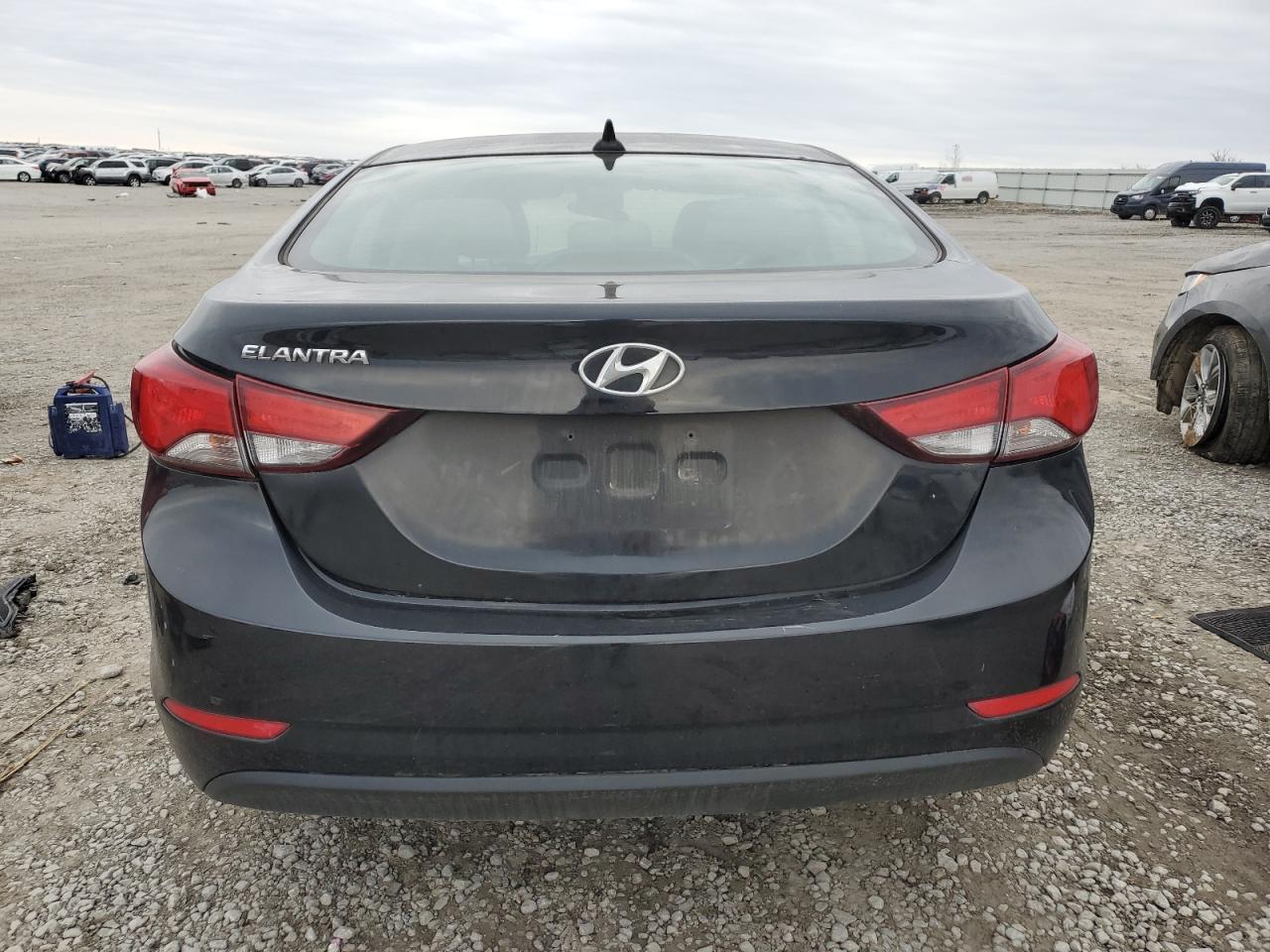 2014 Hyundai Elantra VIN KMHDH4AE9EU058423 Copart auction photo, front end damage thumbnail 6