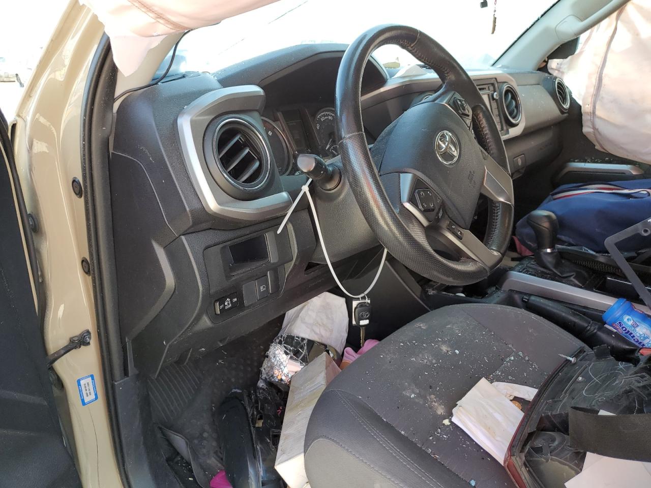 2019 Toyota Tacoma VIN 5TFAZ5CN4KX076488 Copart auction photo, all over damage thumbnail 8