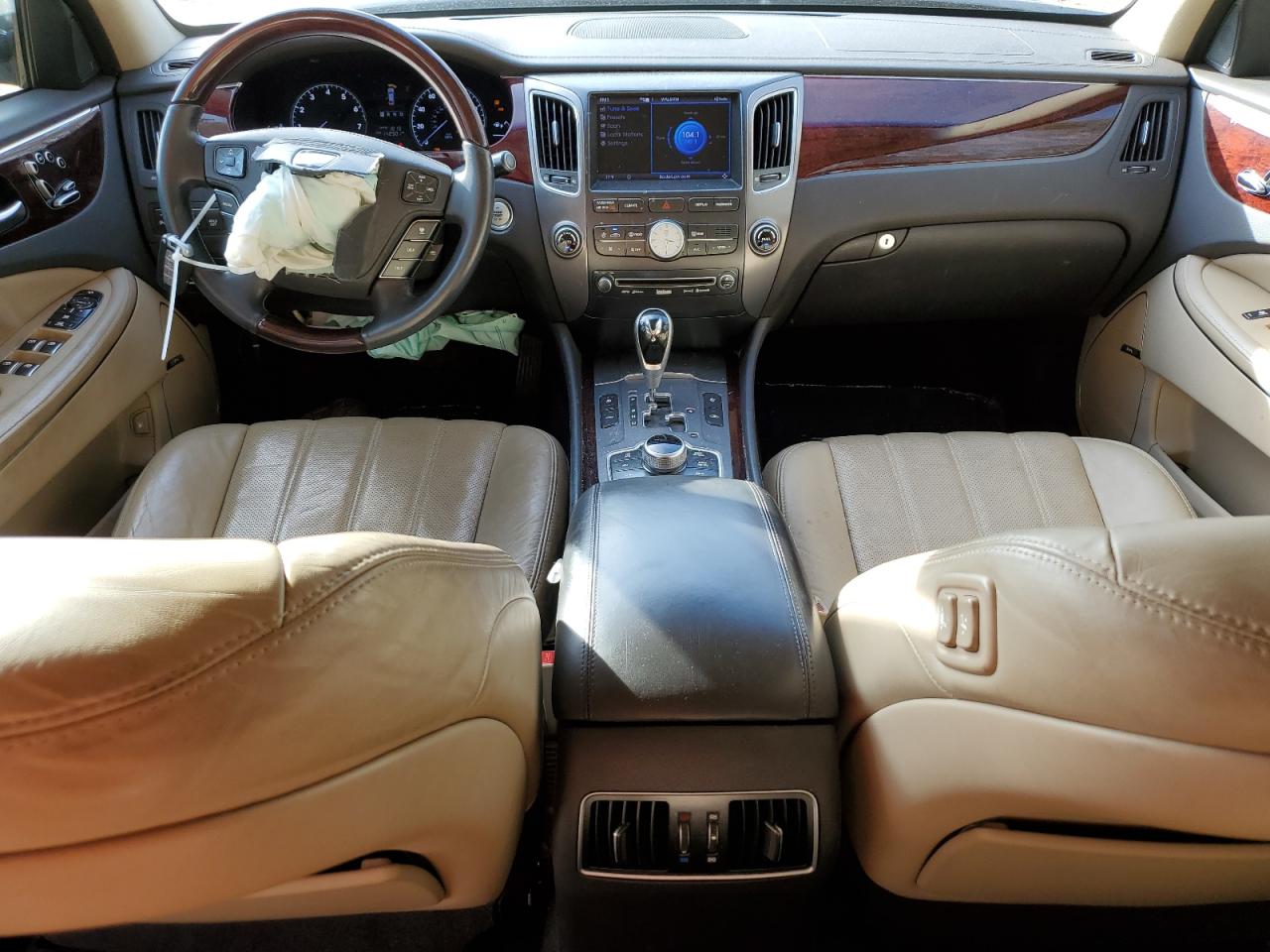 2011 Hyundai Equus VIN KMHGH4JF5BU036386 Copart auction photo, front end damage thumbnail 8