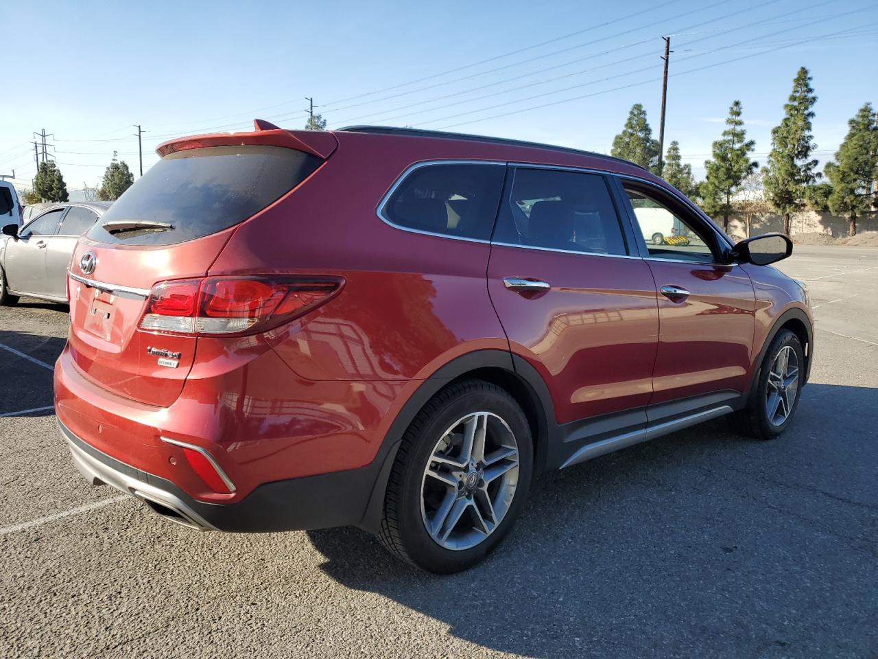 2017 Hyundai Santa Fe VIN KM8SR4HFXHU171630 Copart auction photo, side damage thumbnail 3