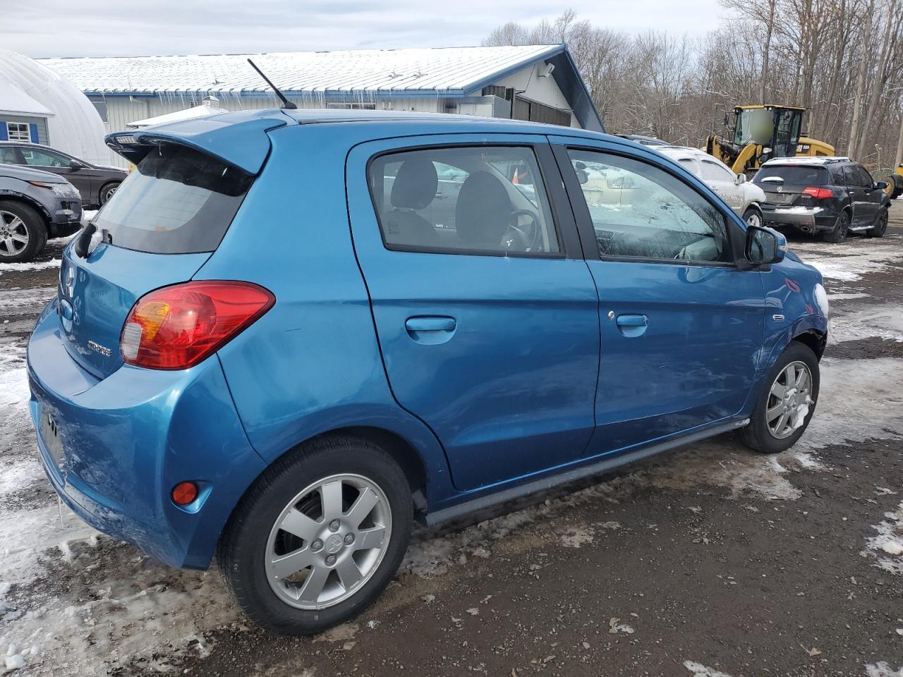 2015 Mitsubishi Mirage VIN ML32A4HJ6FH040574 Copart auction photo, front end / side damage thumbnail 3