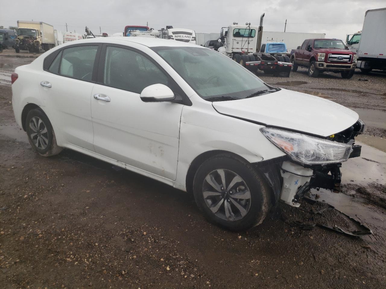 2022 KIA Rio VIN 3KPA24AD1NE501016 Copart auction photo, front end / minor dent/scratches damage thumbnail 4