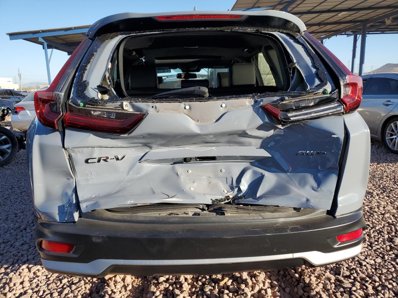 2020 Honda CR-V VIN 5J6RW2H85LA006770 Copart auction photo, rear end damage thumbnail 6